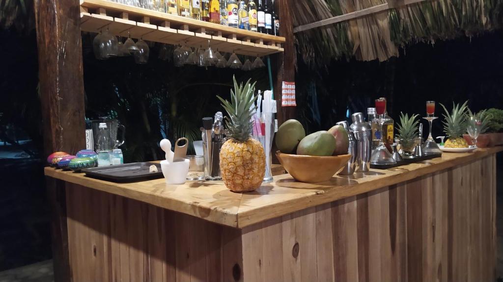 Nápoje v ubytování Playa Mareygua Hostal