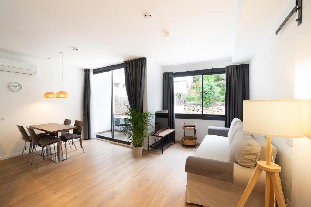 Posezení v ubytování Apartaments Voralmar