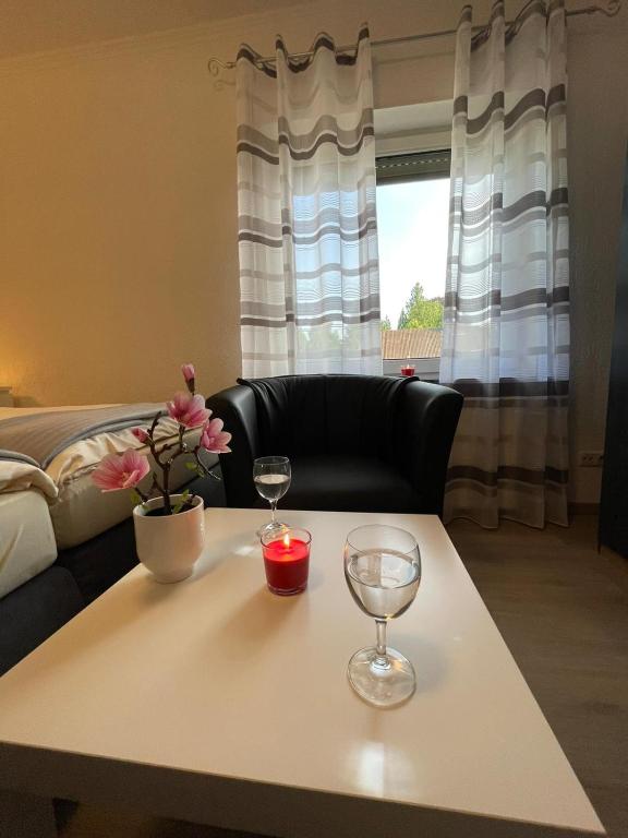 Posezení v ubytování Hotel Ammerländer Stuben