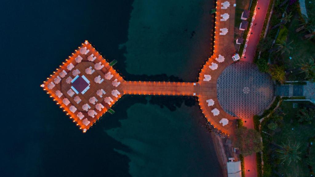 Letecký snímek ubytování Baia Bodrum Hotel