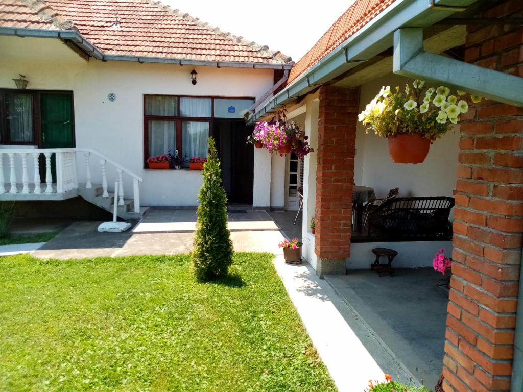 Vrt pred nastanitvijo Apartmani Ćosić