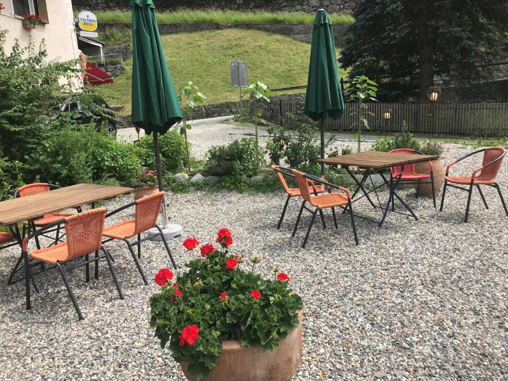 Zahrada ubytování Alte Post mit Geschichte und Restaurant