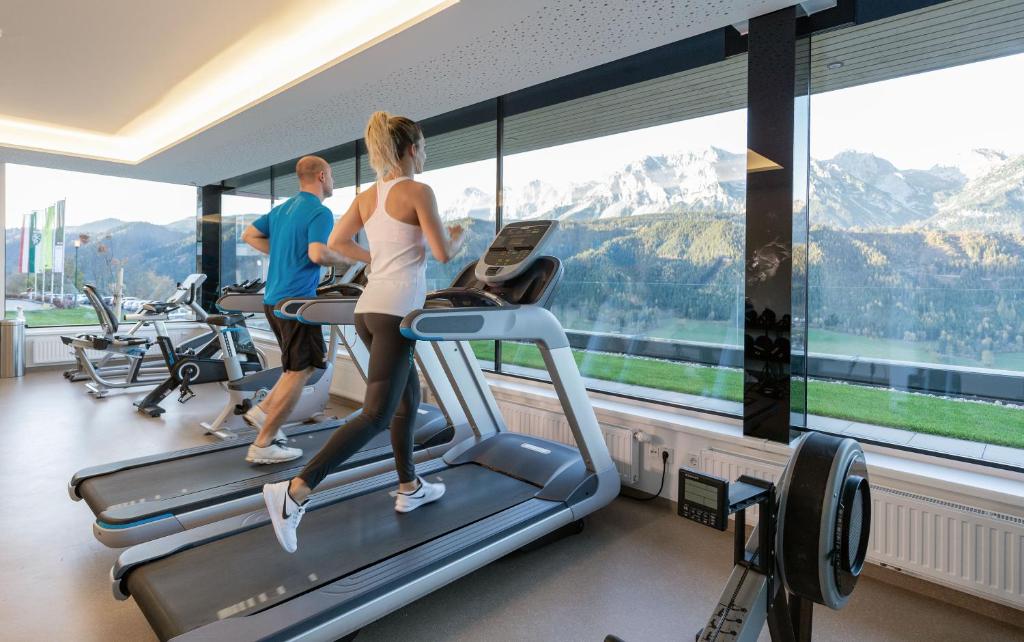 Fitness centrum a/nebo fitness zařízení v ubytování Hotel Schütterhof
