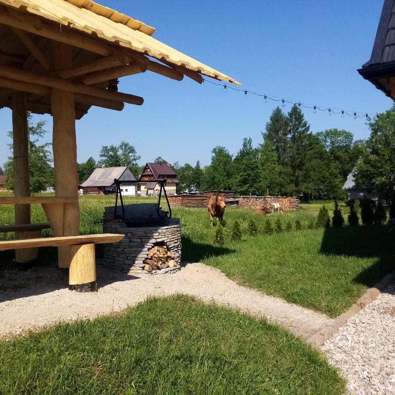 Vonkajšia záhrada v ubytovaní Domek u Andrzeja 2
