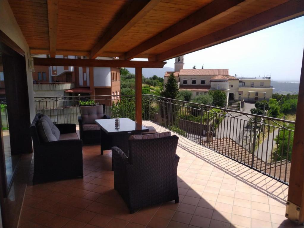 A balcony or terrace at Porta del cilento