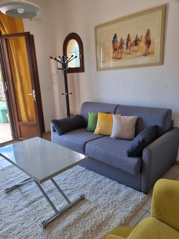 Posezení v ubytování Jolie Studio 20m2 à Canet en Roussillion