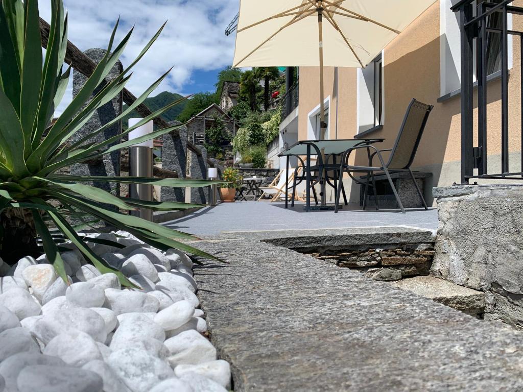 Patio nebo venkovní prostory v ubytování Appartamento ai Ronchi