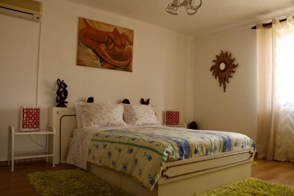 Postel nebo postele na pokoji v ubytování Casa Teresinha