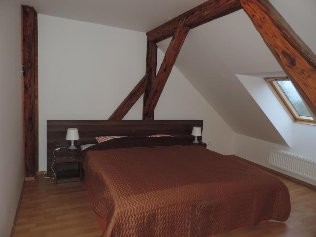 Postel nebo postele na pokoji v ubytování Chateau Diva