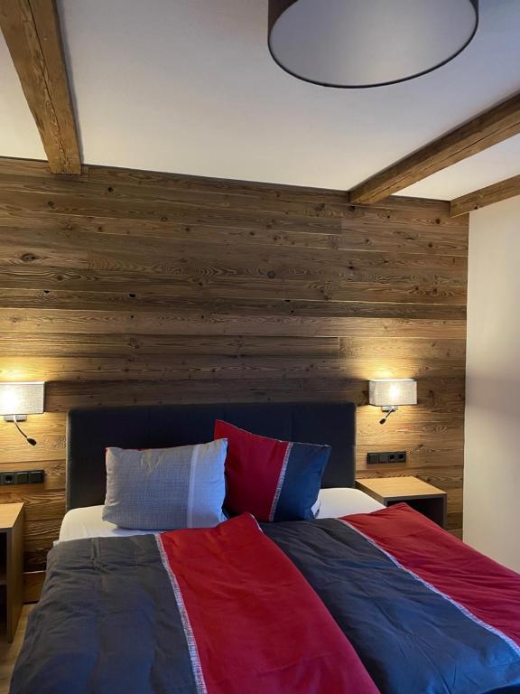 Postel nebo postele na pokoji v ubytování Appartement Ferienwohnung Bergahorn Gröbming
