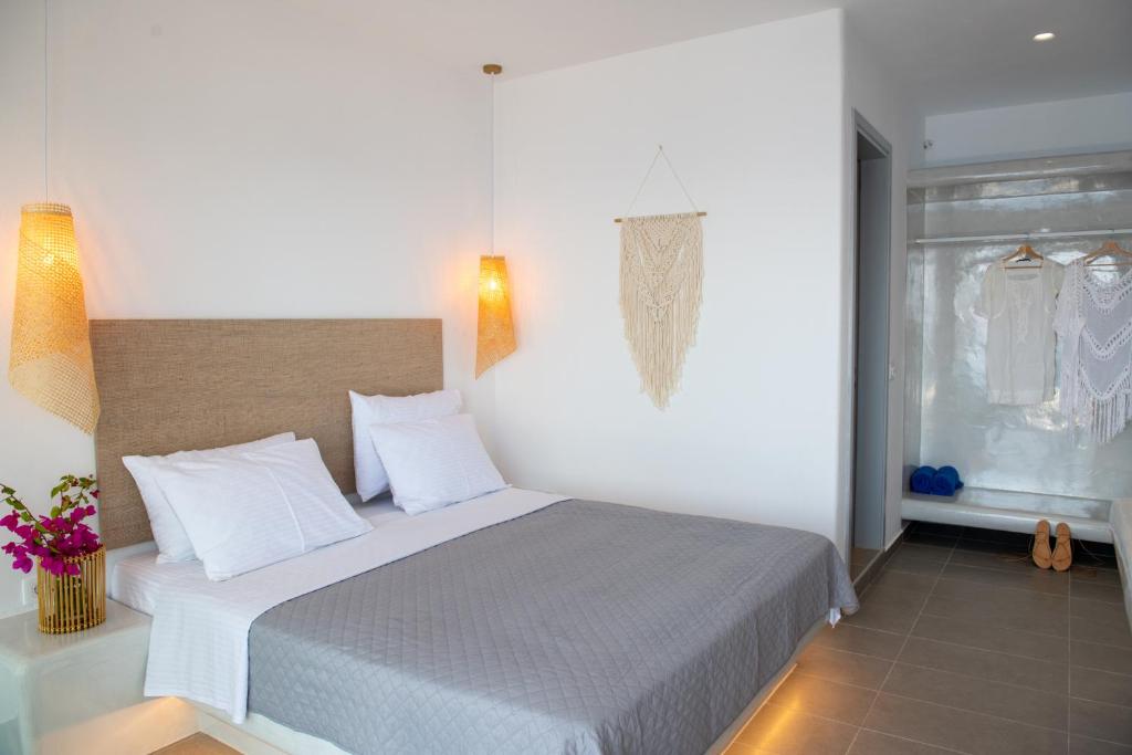 Postel nebo postele na pokoji v ubytování Blu Rooms