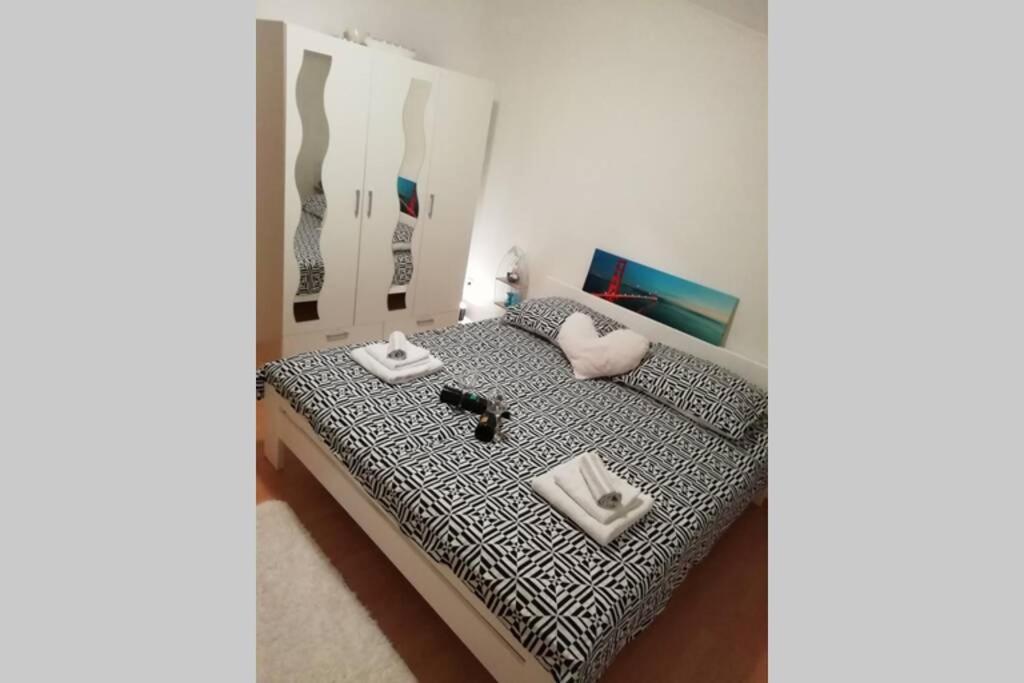 Postel nebo postele na pokoji v ubytování Apartman Lana