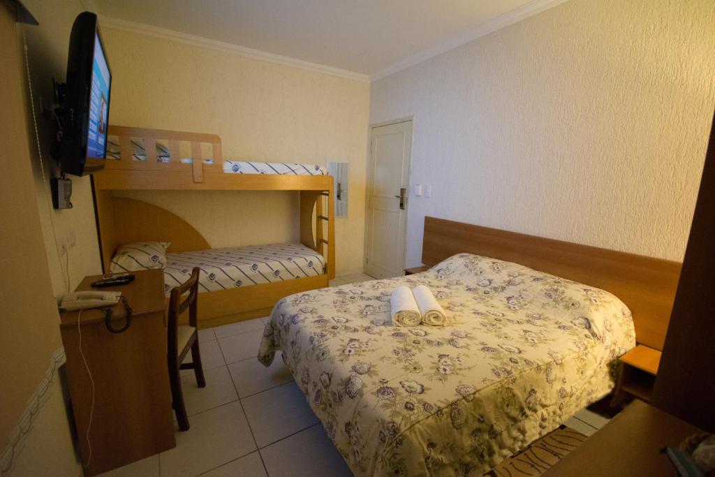 Hotel Estação Paraíso - ao lado do Metrô Paraíso e 600m da Av Paulista - Habitación Cuádruple