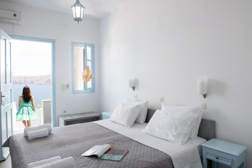 Postel nebo postele na pokoji v ubytování Blu Rooms