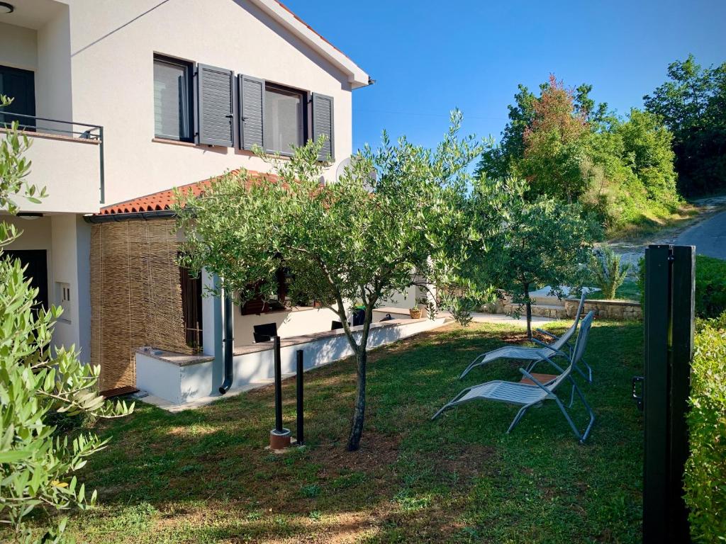 Vonkajšia záhrada v ubytovaní Studio apartment 365
