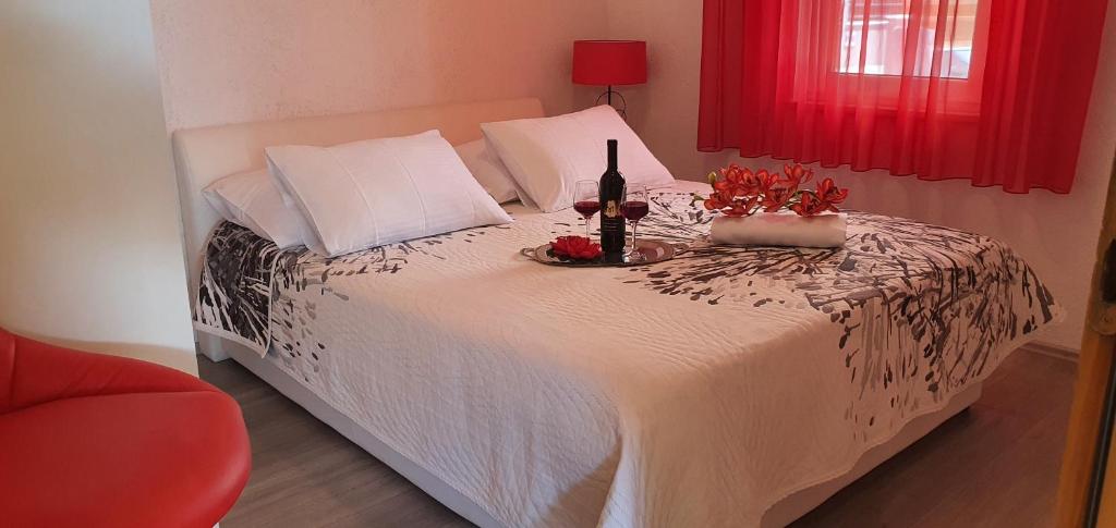 Posteľ alebo postele v izbe v ubytovaní Holiday home Jass near Makarska