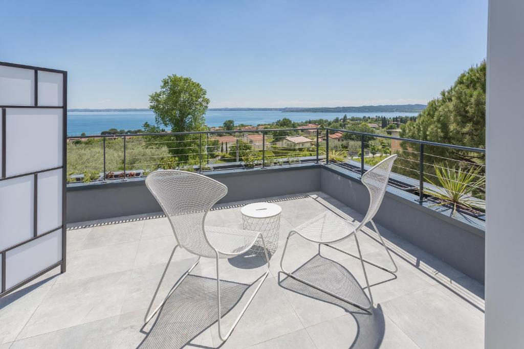Balkón nebo terasa v ubytování INSULA FELIX Bed&Breakfast