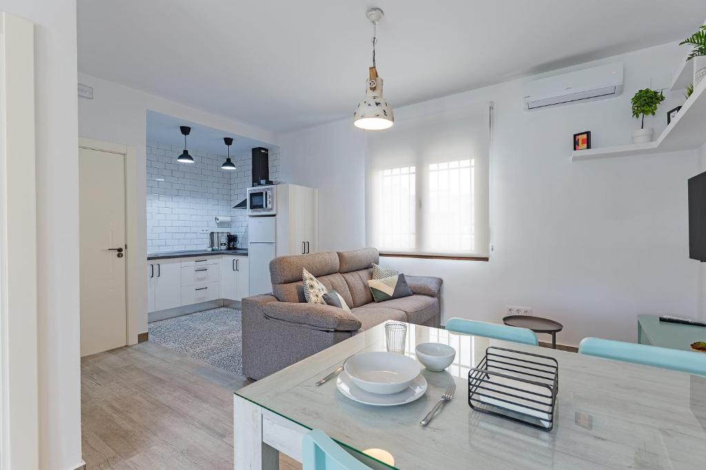 Kuchyň nebo kuchyňský kout v ubytování Apartamentos Rurales Cielo de Monfragüe
