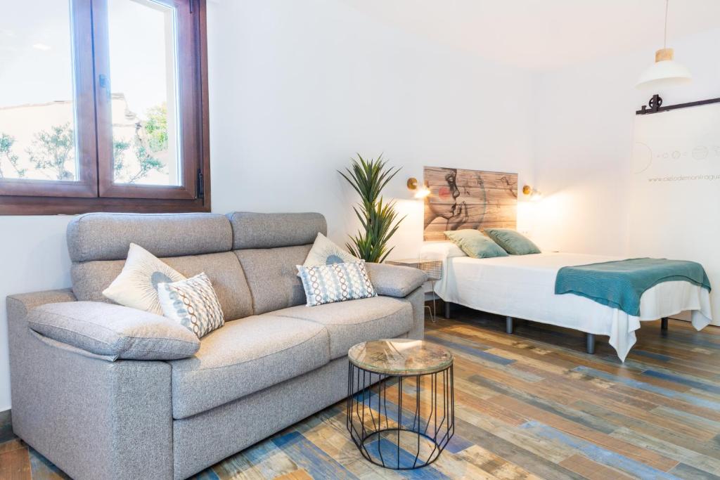 Posezení v ubytování Apartamentos Rurales Cielo de Monfragüe
