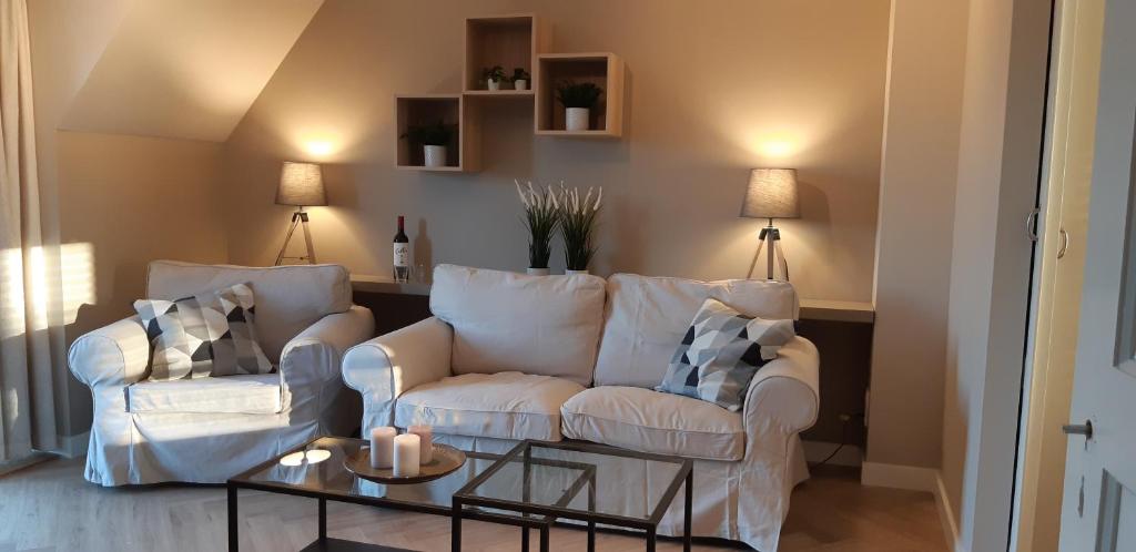 Posezení v ubytování Appartement Marigold