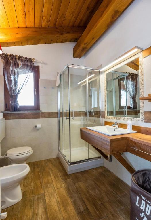 Kúpeľňa v ubytovaní Sottosopra Alps Apartments & Rooms