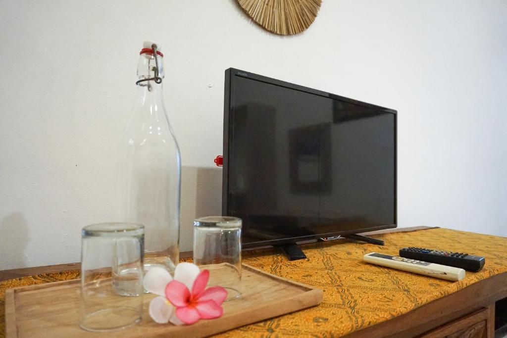 TV a/nebo společenská místnost v ubytování Puri Hondje
