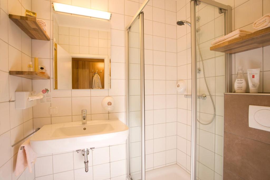 Koupelna v ubytování Gasthof Wösner
