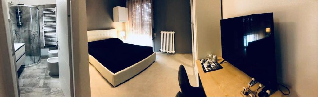 TV a/nebo společenská místnost v ubytování Panorama Lecce