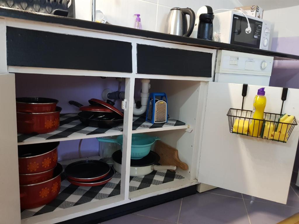 Kuchyňa alebo kuchynka v ubytovaní Apartman Atelier