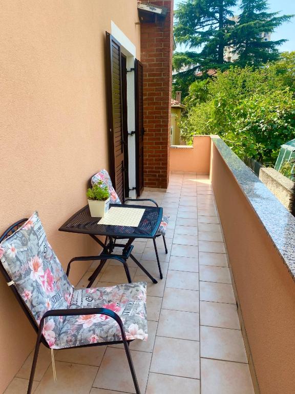 Balkón alebo terasa v ubytovaní Apartman Belle Maison