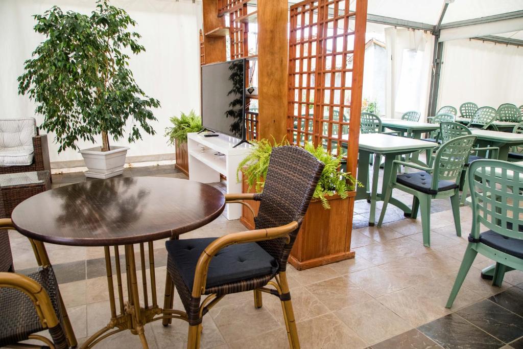 Posezení v ubytování Hotel La Tavernetta dei Ronchi