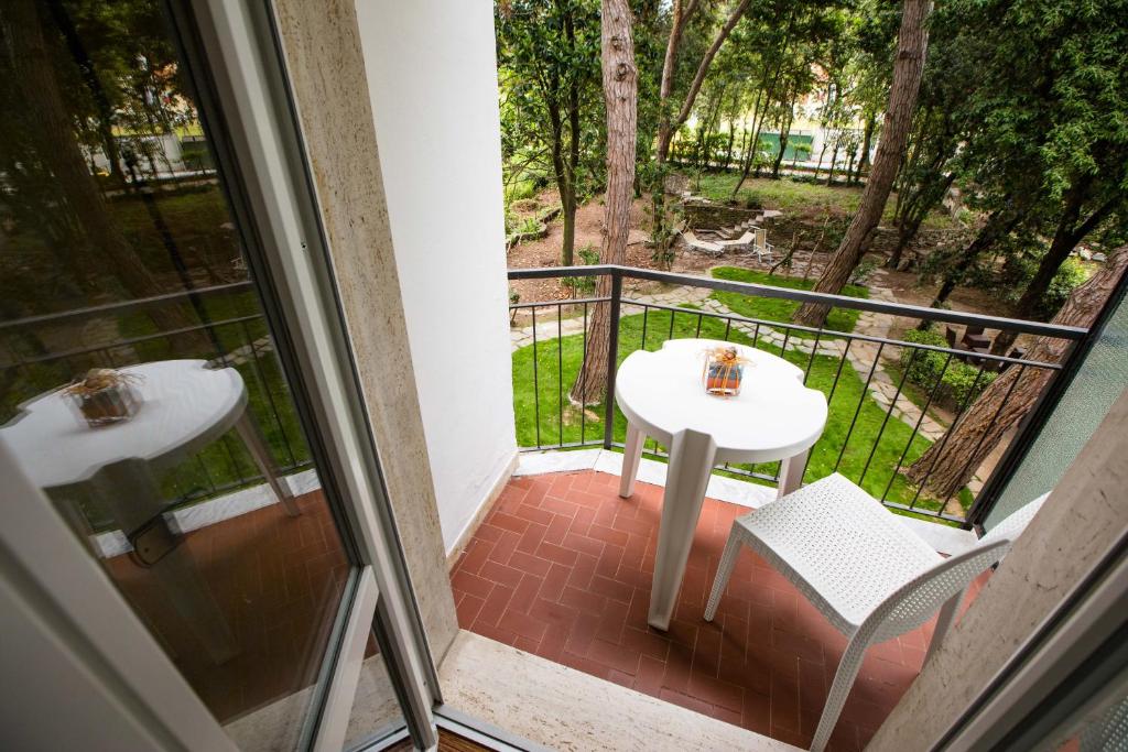 Balkón nebo terasa v ubytování Hotel La Tavernetta dei Ronchi