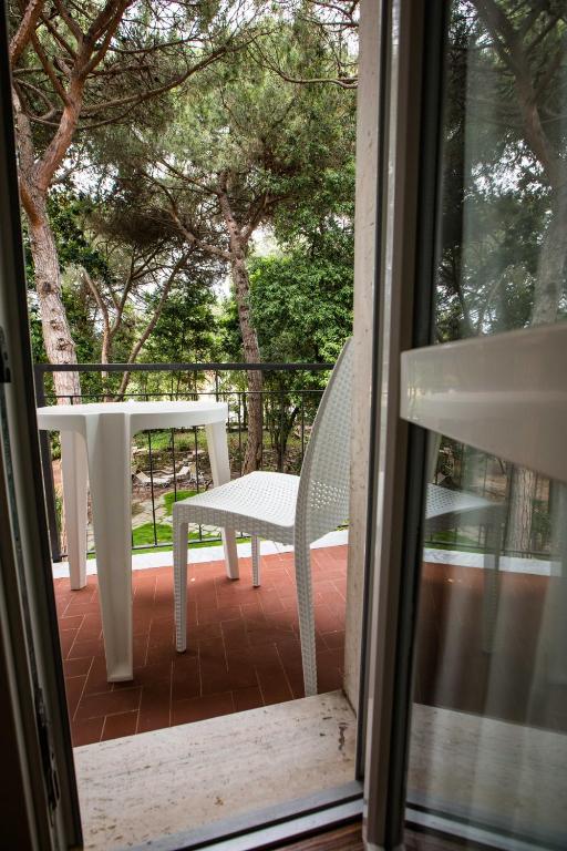 Balkón nebo terasa v ubytování Hotel La Tavernetta dei Ronchi