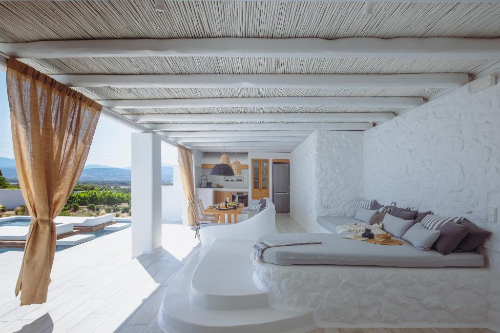 Posedenie v ubytovaní Amodara Boutique Villas-Naxos Boutique Luxury Private Villas