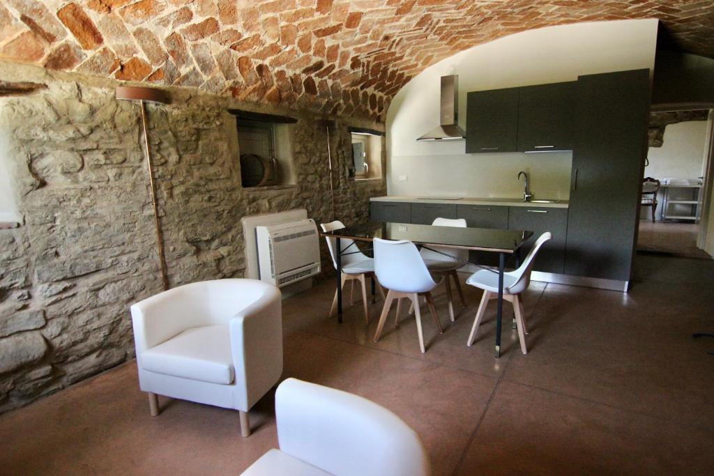 Kuchyň nebo kuchyňský kout v ubytování Relais Mevigo - Casa Pietra