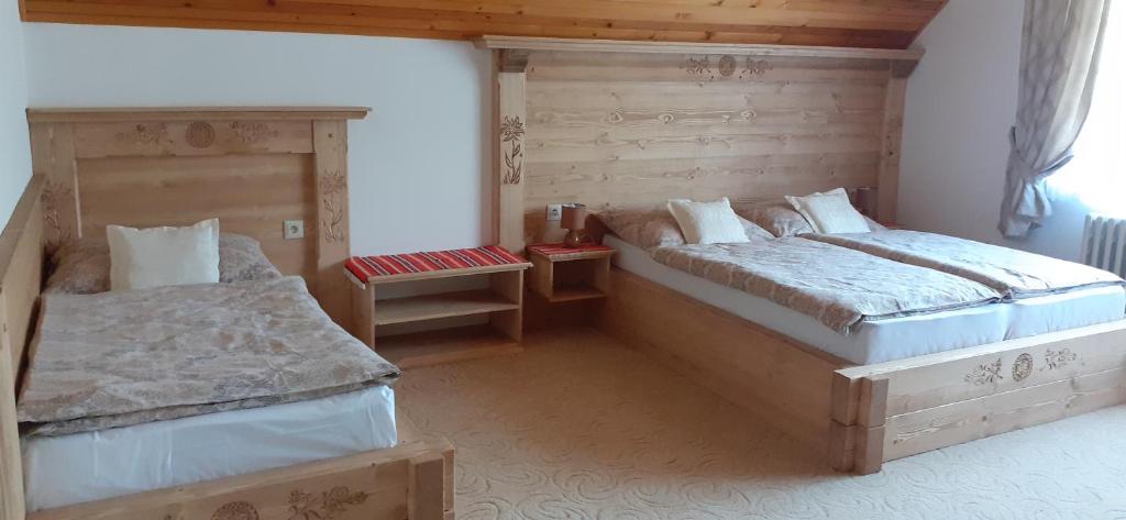 Postel nebo postele na pokoji v ubytování Apartmán Astra v Ždiari