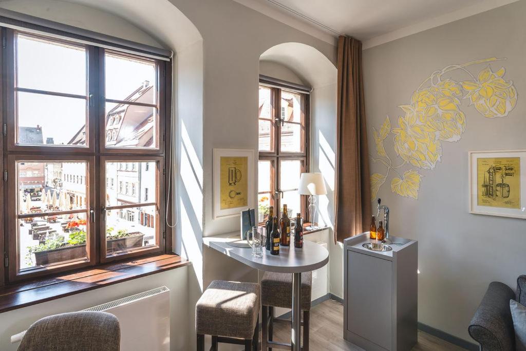 Posezení v ubytování Pirnscher Hof - Hotel Garni