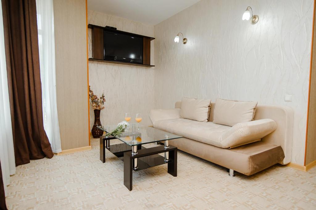 Posezení v ubytování TipTop Hotel CITY CENTER