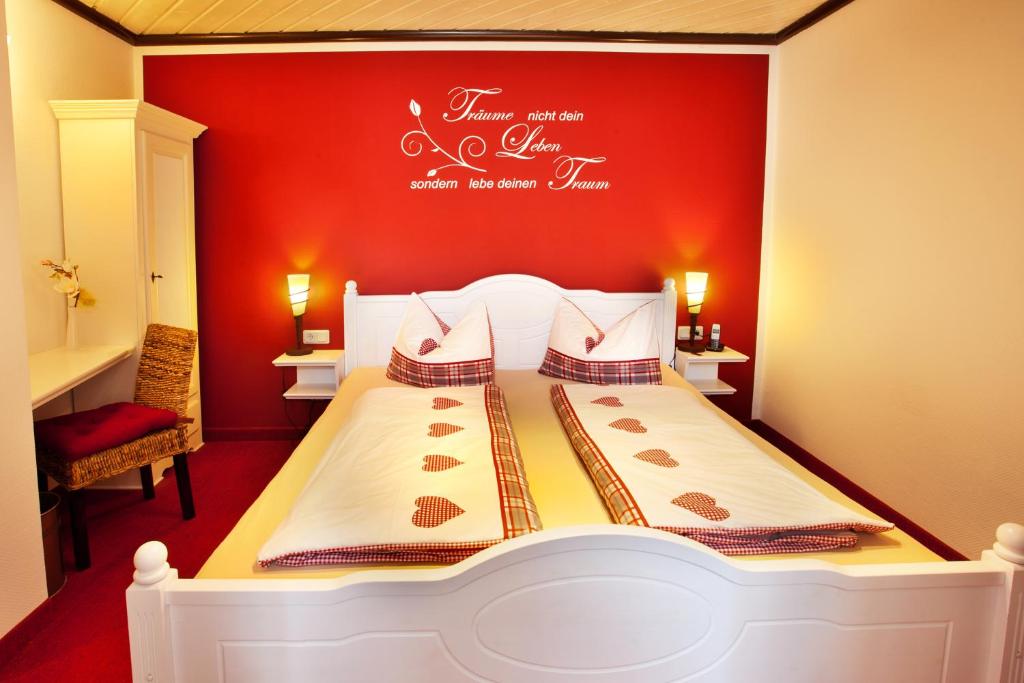 Voodi või voodid majutusasutuse Hotel Kepplers Ecke toas