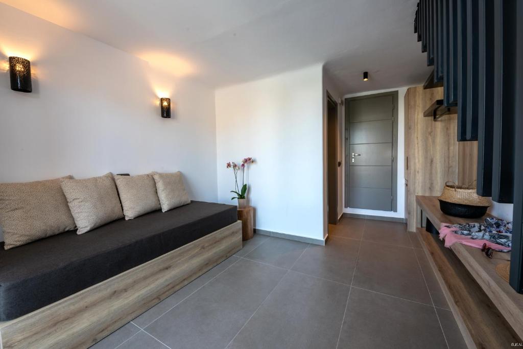 Posezení v ubytování CASA DI PIETRA MYKONOS