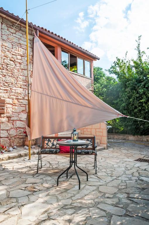 Patio nebo venkovní prostory v ubytování Apartment Pino