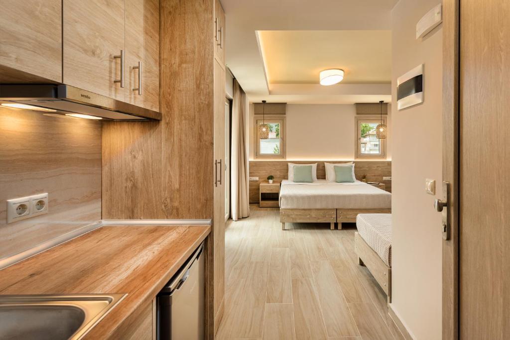 Posteľ alebo postele v izbe v ubytovaní Makris Luxury Rooms