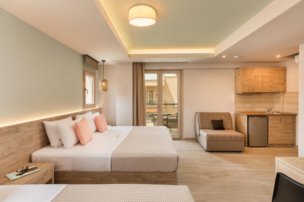 Posedenie v ubytovaní Makris Luxury Rooms