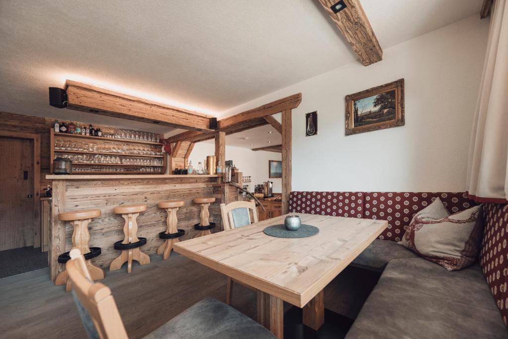 Posezení v ubytování Alpenhof