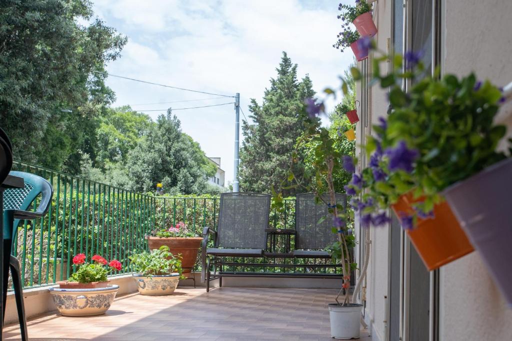 Zahrada ubytování Armonie Centro Lecce