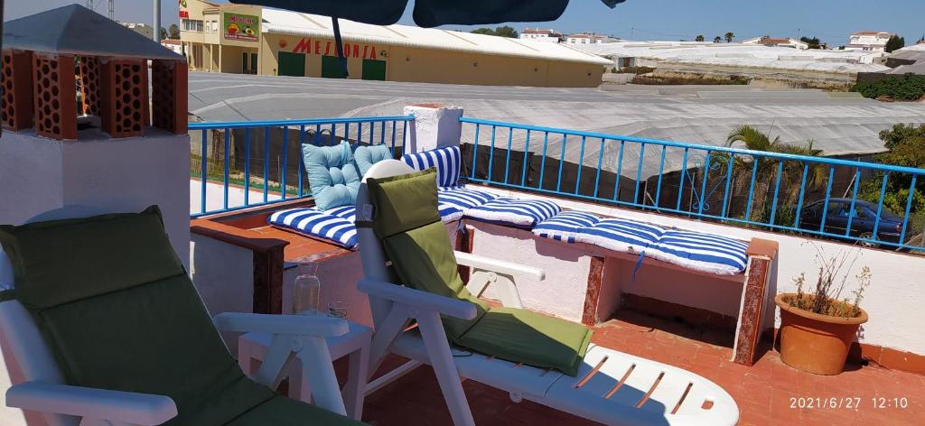 Balkón alebo terasa v ubytovaní Fabulosa casa de Vacaciones junto al mar