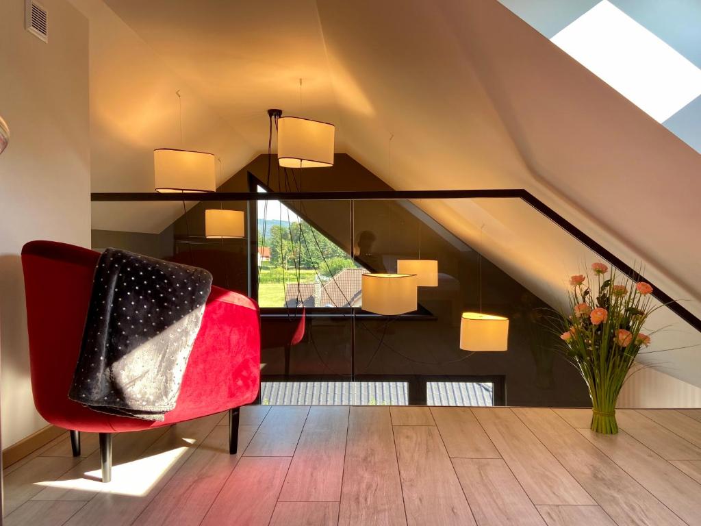 Posedenie v ubytovaní Apartament LUX Ustroń