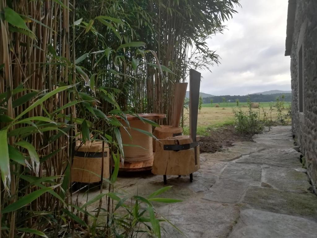 Vonkajšia záhrada v ubytovaní Casita vacacional 5 rutas en el rural Costa Da Morte