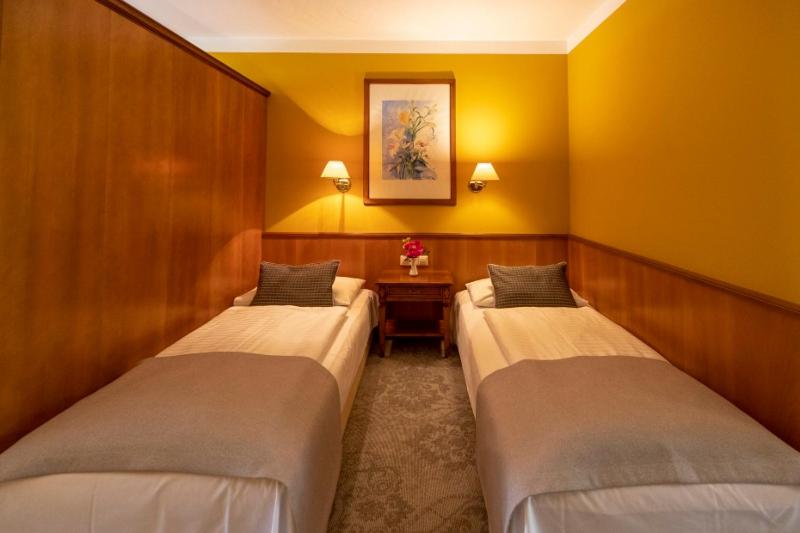 Voodi või voodid majutusasutuse Hotel Gasthof Lercher toas