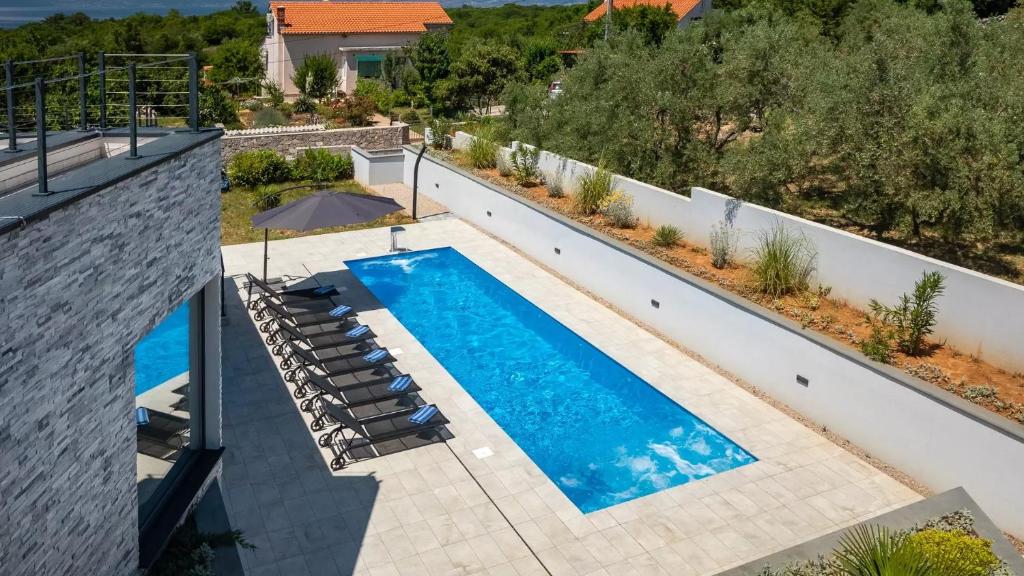 Basen w obiekcie Luxury Villa Subventus lub w pobliżu